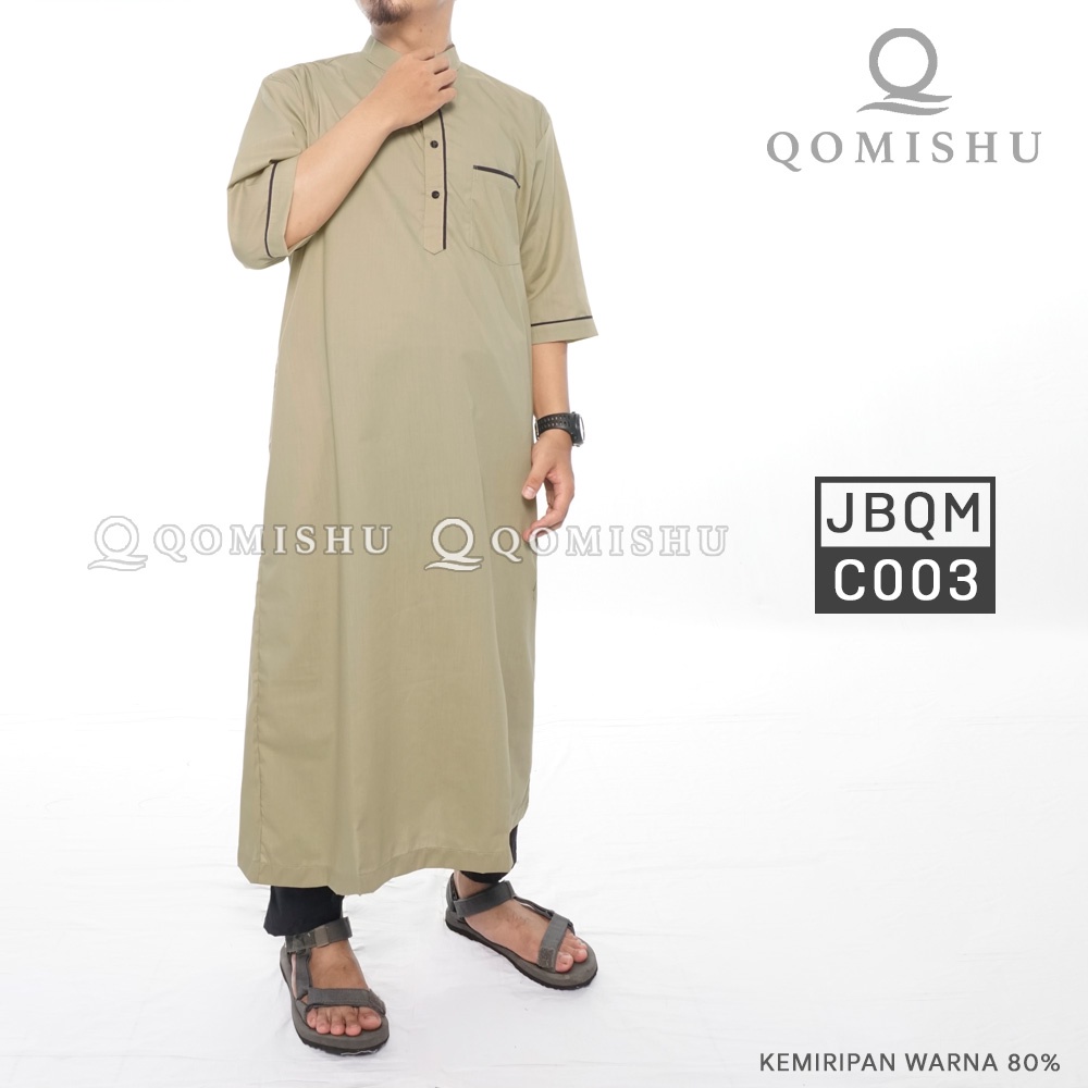 Jubah Muslim Pria Gamis Ikhwan Muslim QOMISHU