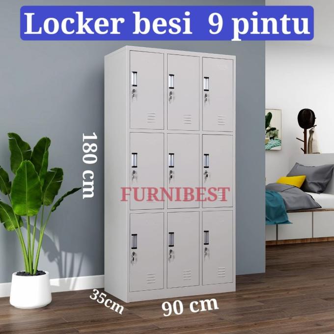 

BISA COD Locker Besi / Loker Besi Furnibest FREE ONGKIR Kode 608