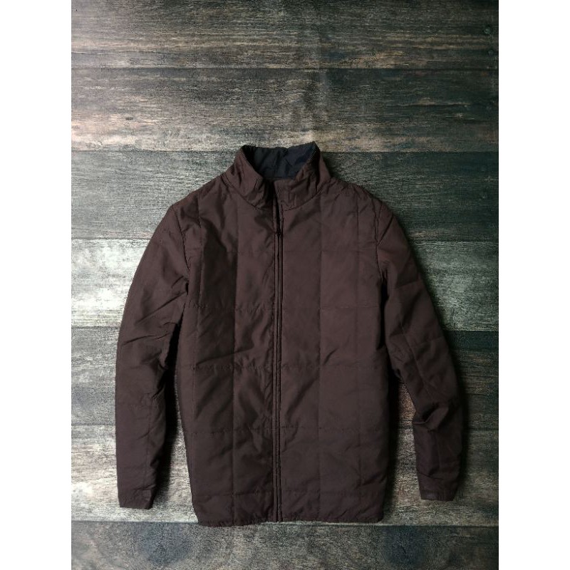 Down jaket tebal uniqlo original second