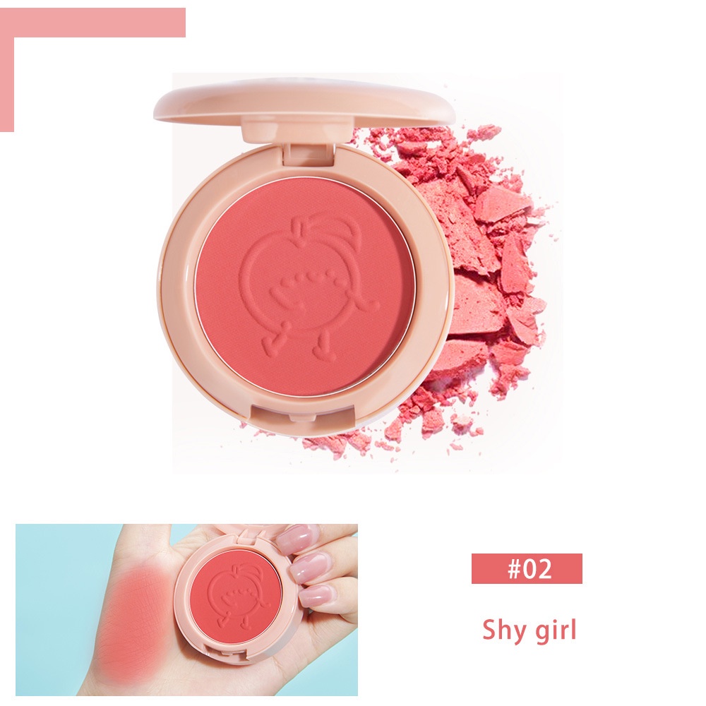 [100% ORIGINAL】【READY】 BPOM SANIYE Blush On Original Blusher Cheek Pressed Powder Blushed Matte  - TRAVEL FRIENDLY