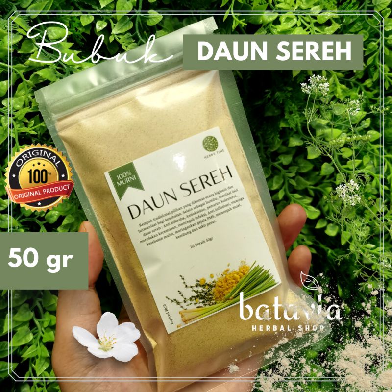 

Daun Sereh Bubuk Murni Organik Premium