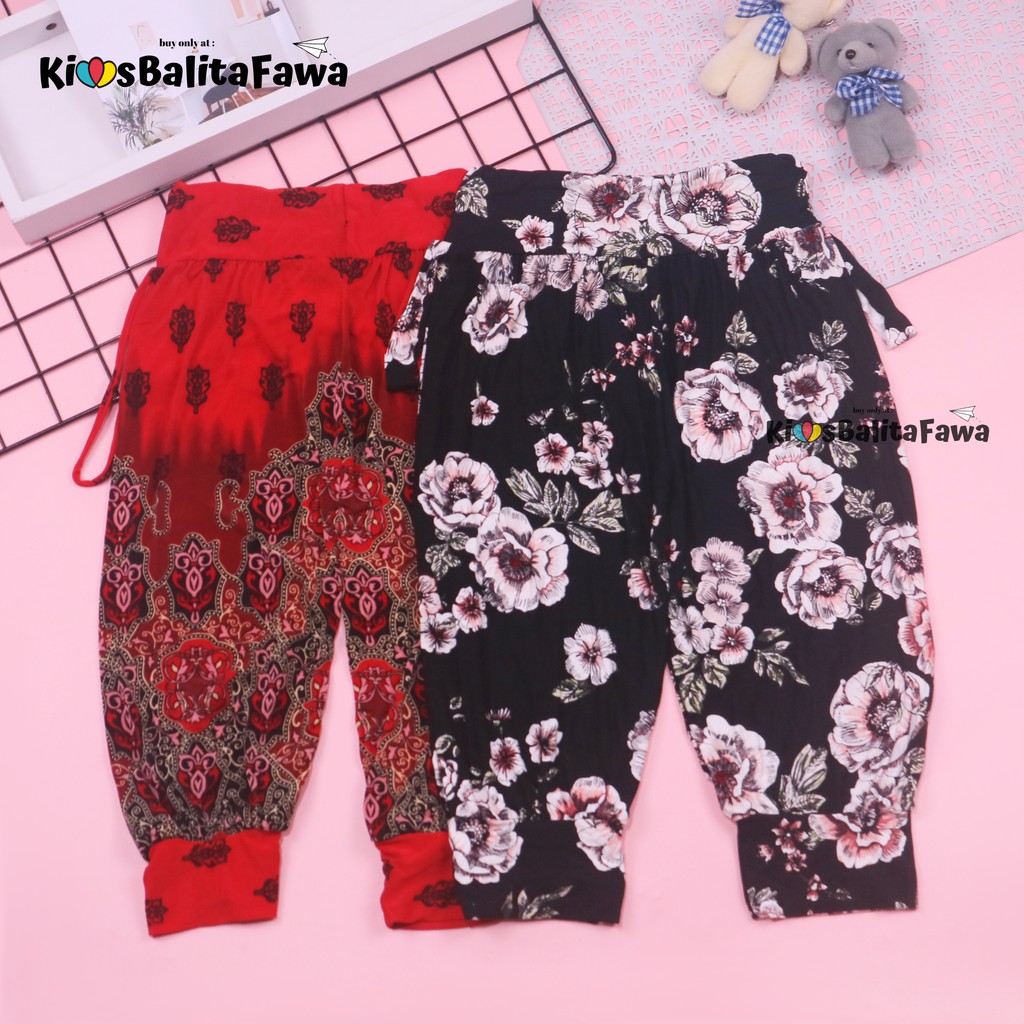 Aladin Carlissa uk 5-6 Tahun / Celana Panjang Anak Perempuan Murah Pants Motif Bunga