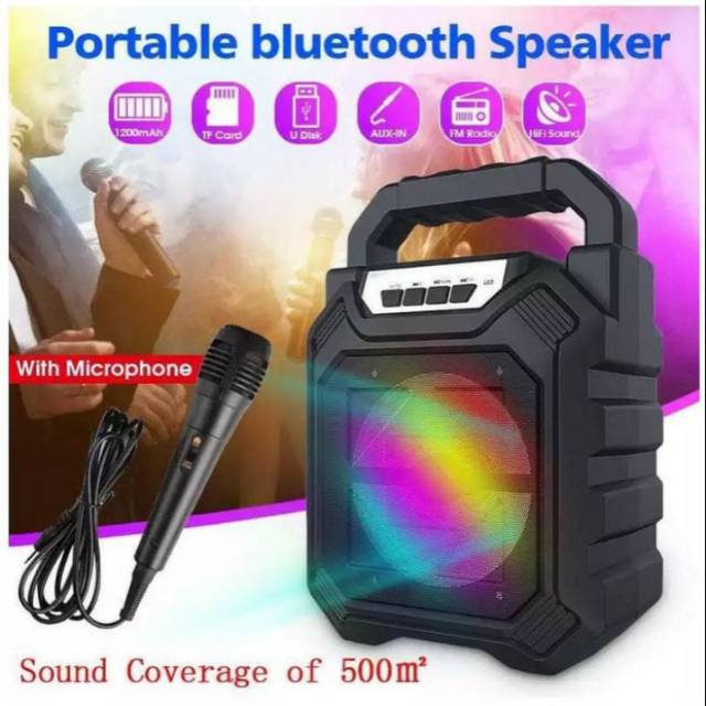 Speaker YD-668 bluetooth portable with mic speaker salon mini YD688