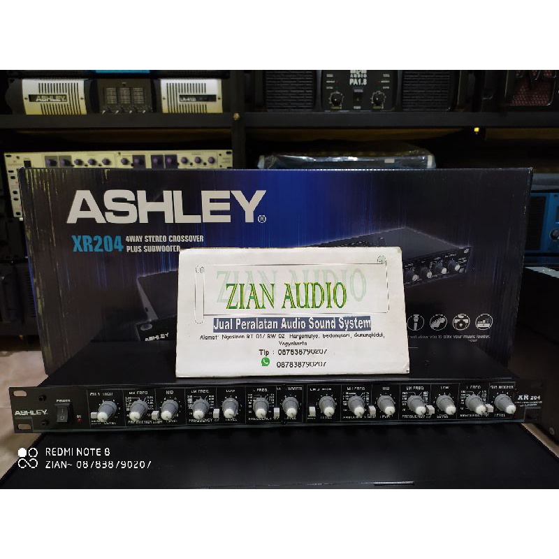 Crossover Aktif Ashley XR-204 Komponen MACRO Redy stok