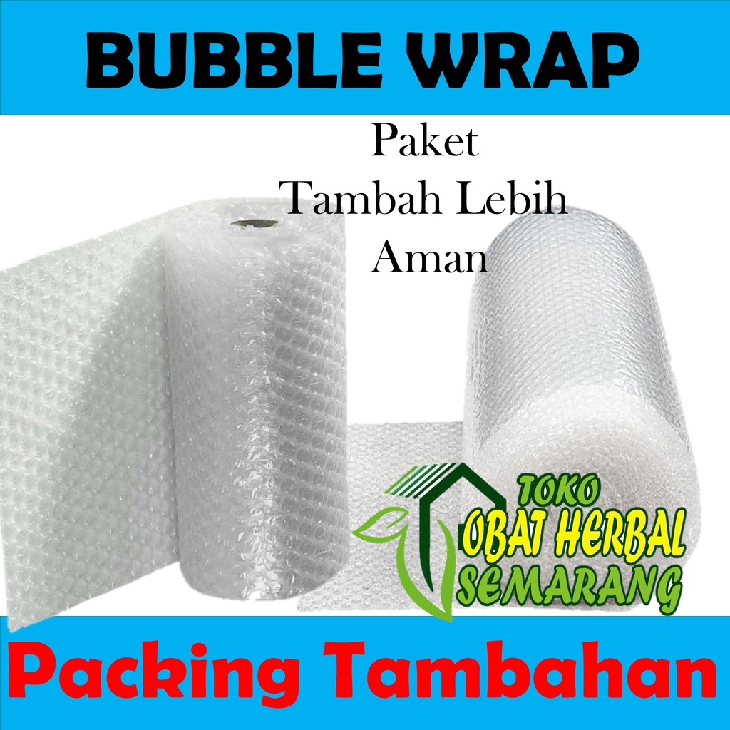 

Plastik Bubble Wrap Untuk Tambahan Packing Agar Paket Kiriman Produk Lebih Aman Dan Safety Packing Extra Bubblewrap Khusus Pesanan Di Toko Obat Herbal Semarang