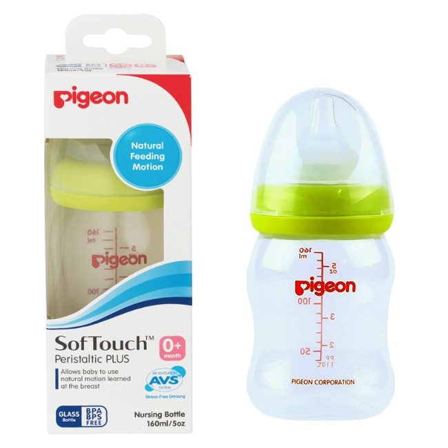 PIGEON Botol Susu Wideneck Soft Touch Peristaltic PLUS