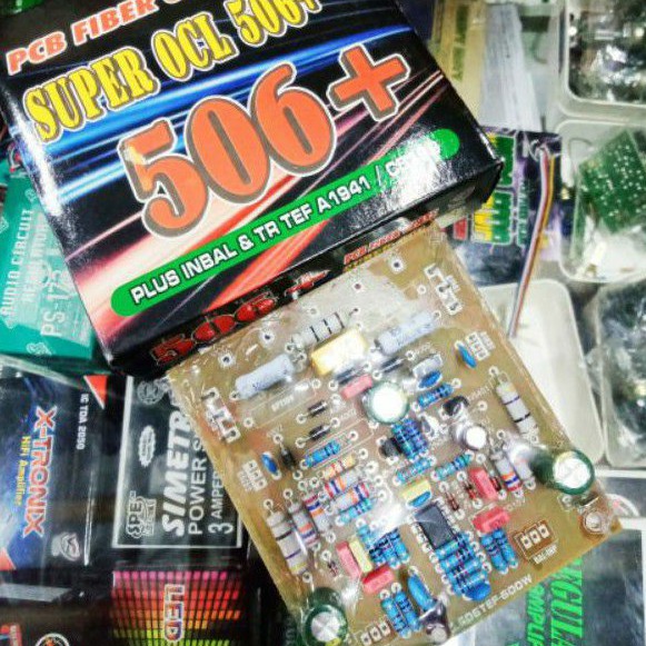 Super OCL 506+ plus Inbal TEF 1500W PCB Fiber Transistor Ori