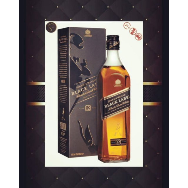 Johnnie Walker Black Label 750 ML Blended Scotch Whisky