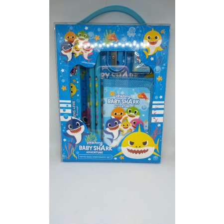 

ALESHA SHOP READY STOCK SET ALAT TULIS BABY SHARK