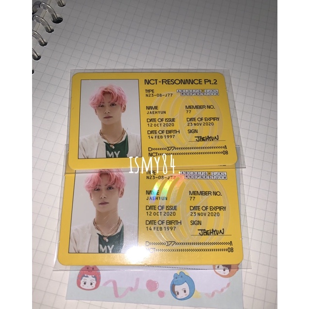 id card departure jaehyun