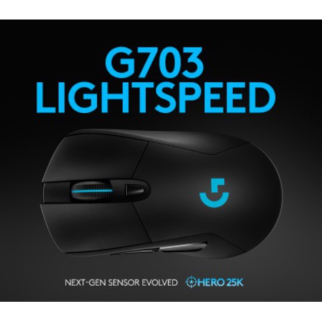 Mouse Logitech G703 Hero Lightspeed Wireless - Gaming - Garansi Resmi