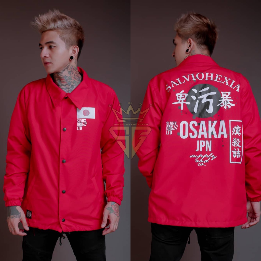 Jaket Coach Original Salvio Hexia Red Osaka