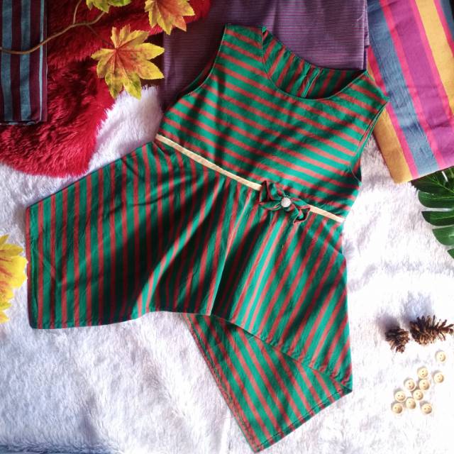Dress anak lurik premium - JelitaCan