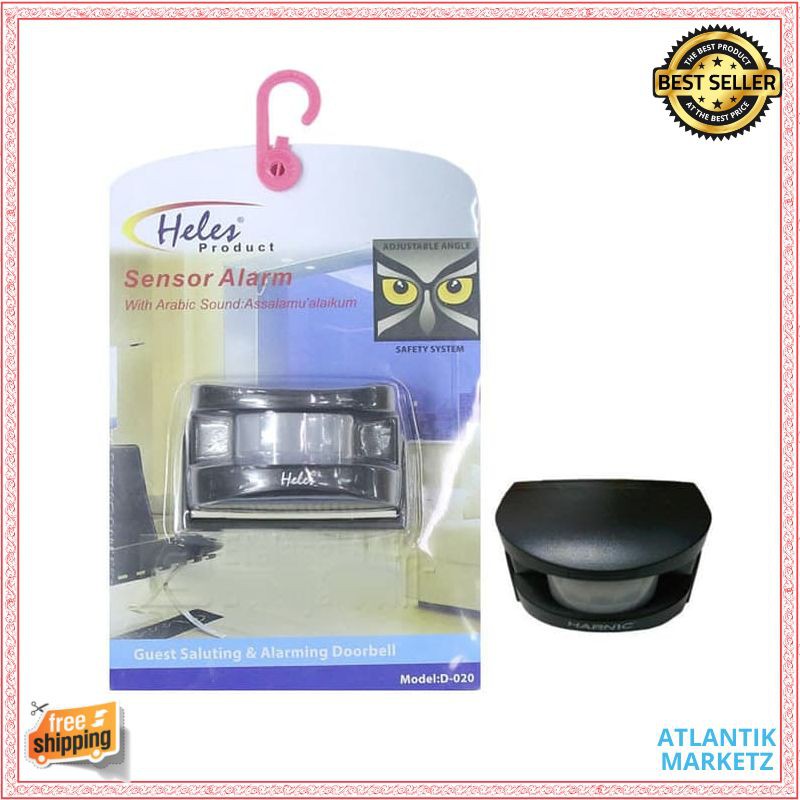Heles D 020 Bel Sensor Gerak + Alarm