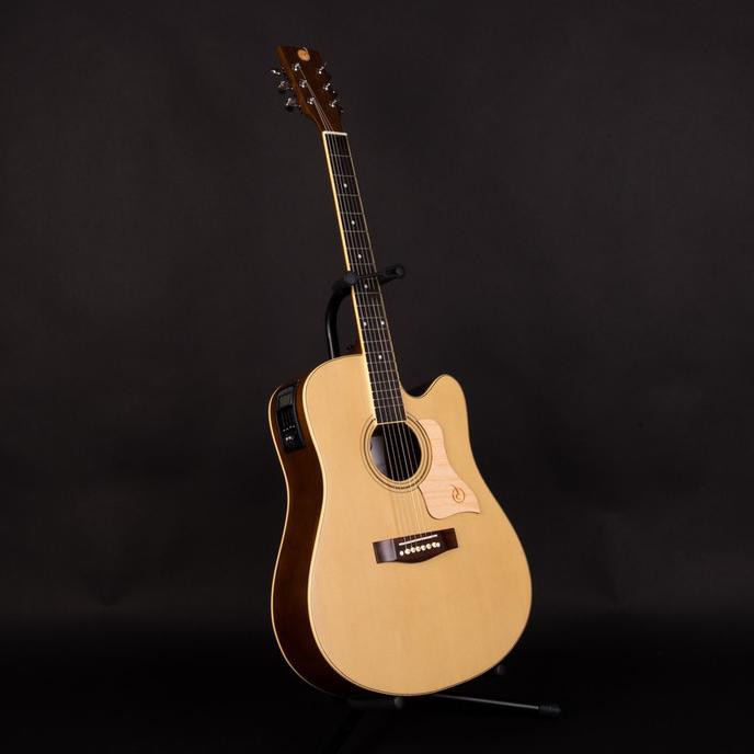 Gitar Akustik Elektrik Original Mandalika Natural Eq Tuner