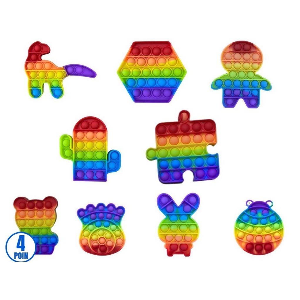 Mainan anak BOOMING Fidget spinner POP IT MURAH-4