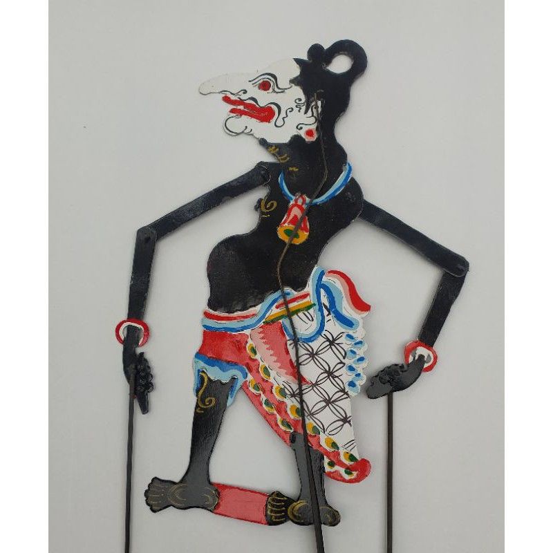 MAINAN ANAK WAYANG KULIT KERTAS PETRUK HIASAN DINDING