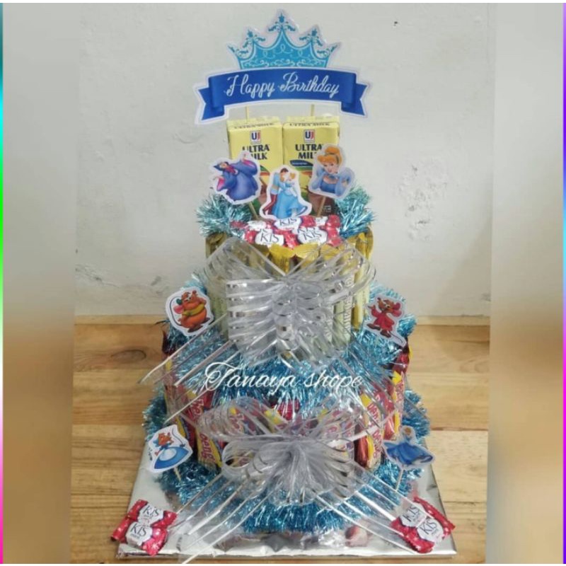 

KUE SNACK ULTAH / KUE SNACK ULTAH KEKINIAN / KUE SNACK TOWER / BISA REQUEST TEMA