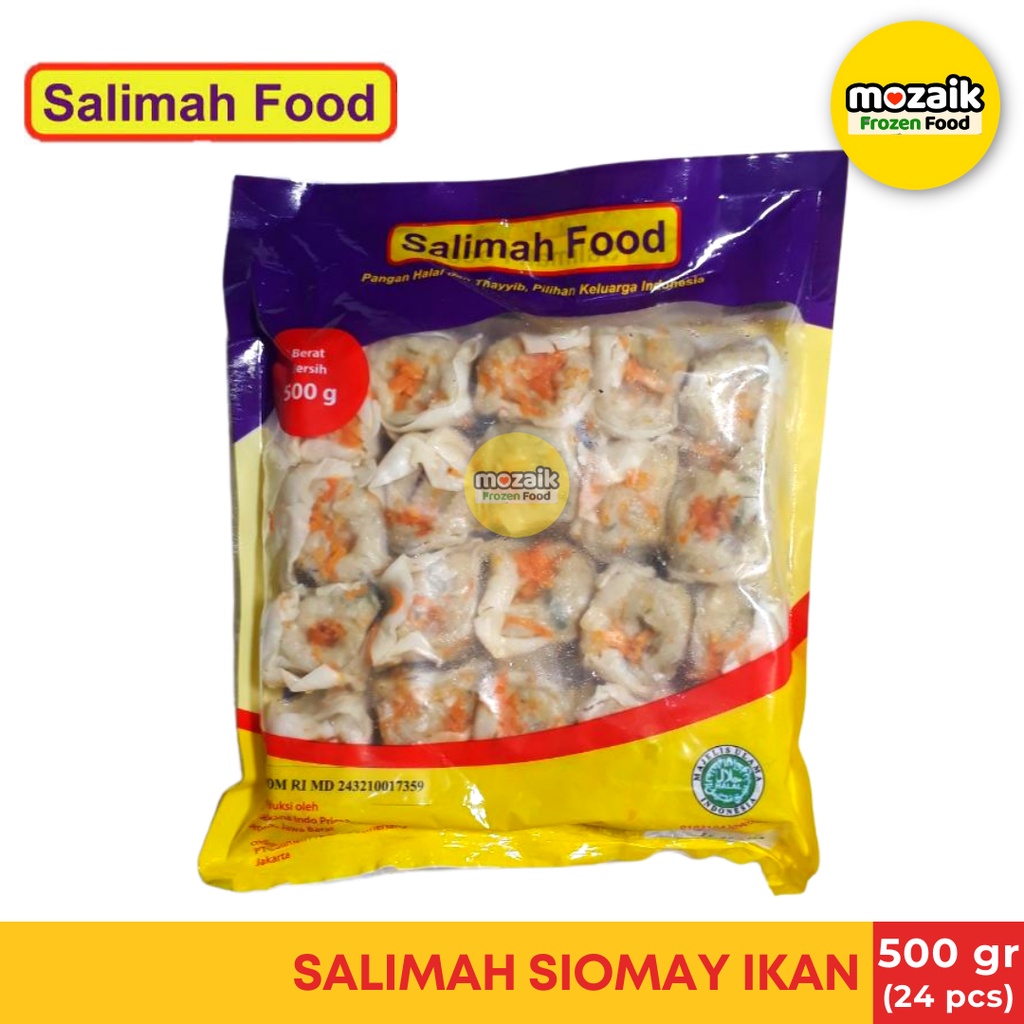 

Salimah Food Siomay Ikan 500 gr-Mozaik Frozen Mart/Frozen Food Palembang