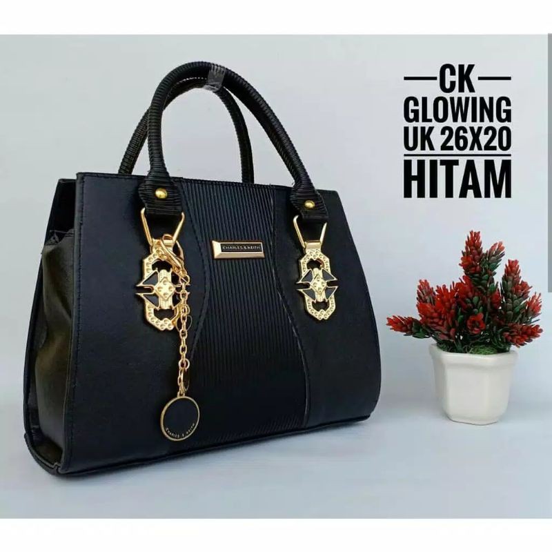Handbag ck hitam tas wanita