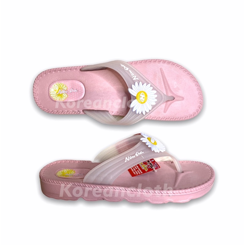 NEW ERA SANDAL JEPIT SUN BUNGA MATAHARI ANAK PEREMPUAN