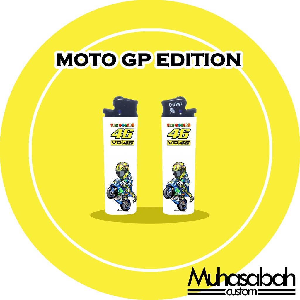 Moto GP Edition Korek Api Cricket Custom Gambar Unik Murah