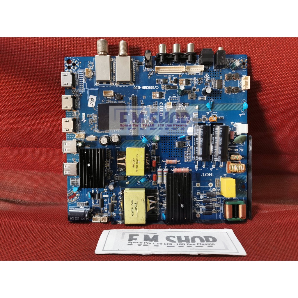 Mobo - Sparepart - Seri TV Polytron PLD 43S883 - Model PLD 43S883