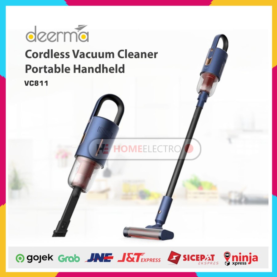 Deerma VC811 Cordless Vacuum Cleaner Portable Handheld Penyedot Debu