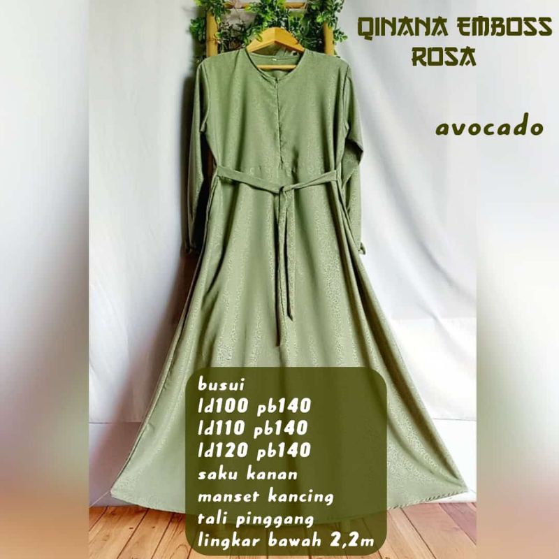 gamis syari wolfis embos motif-5