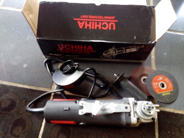 Uchiha Type 802 Angle Grinder Mesin Gerinda Tangan Japan Gergaji Besi Granet Full Bonus