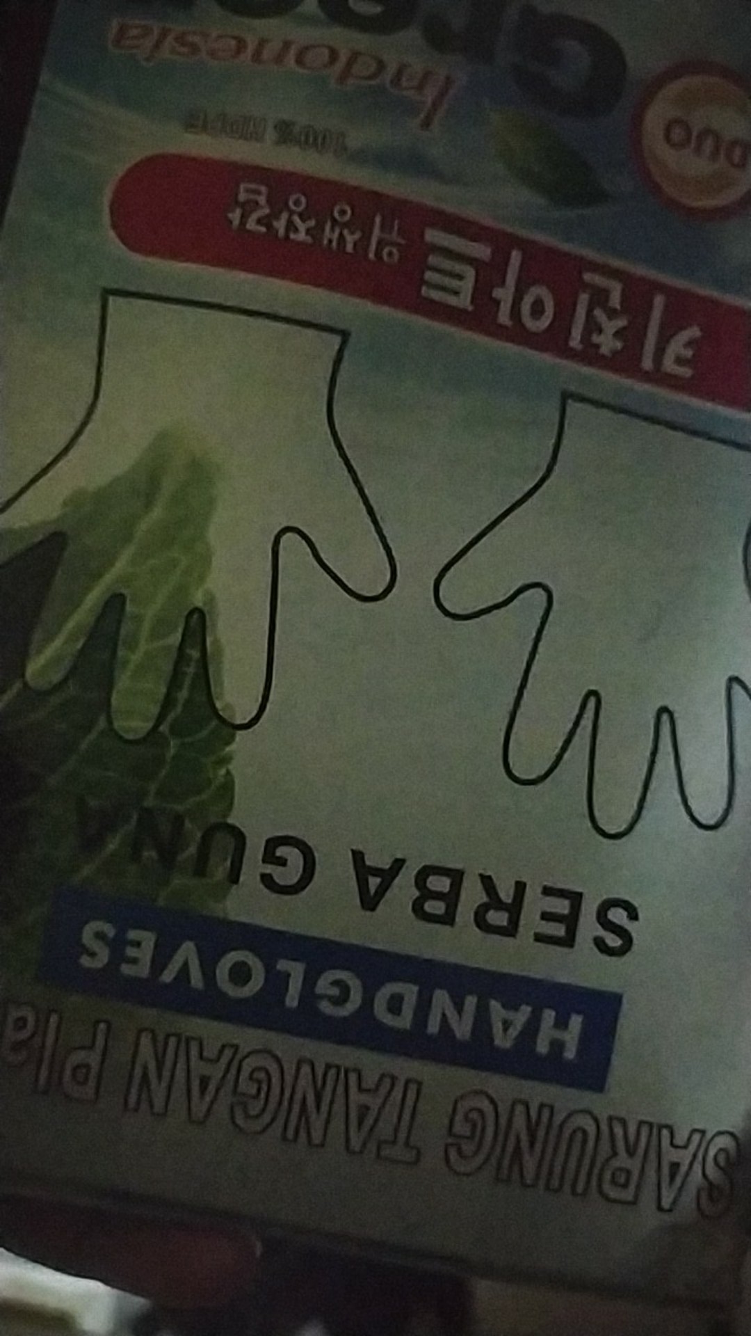 Sarung Tangan Plastik Hand Gloves Serbaguna