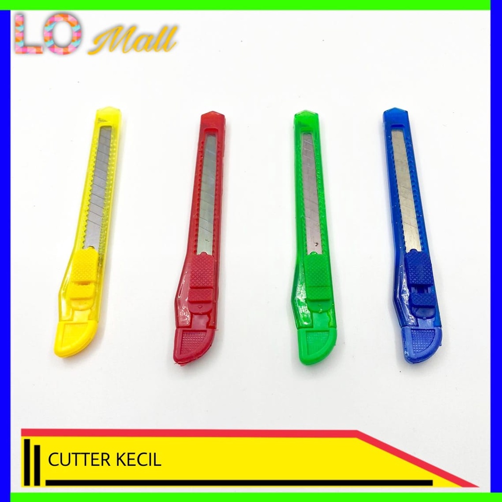 

Cutter Plastik Kecil / Pisau Cutter Pemotong Kertas Plastik Murah