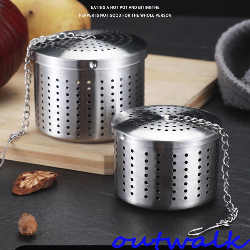 Ember Saringan Teh Bumbu Bahan Stainless Steel 304 Anti Bocor