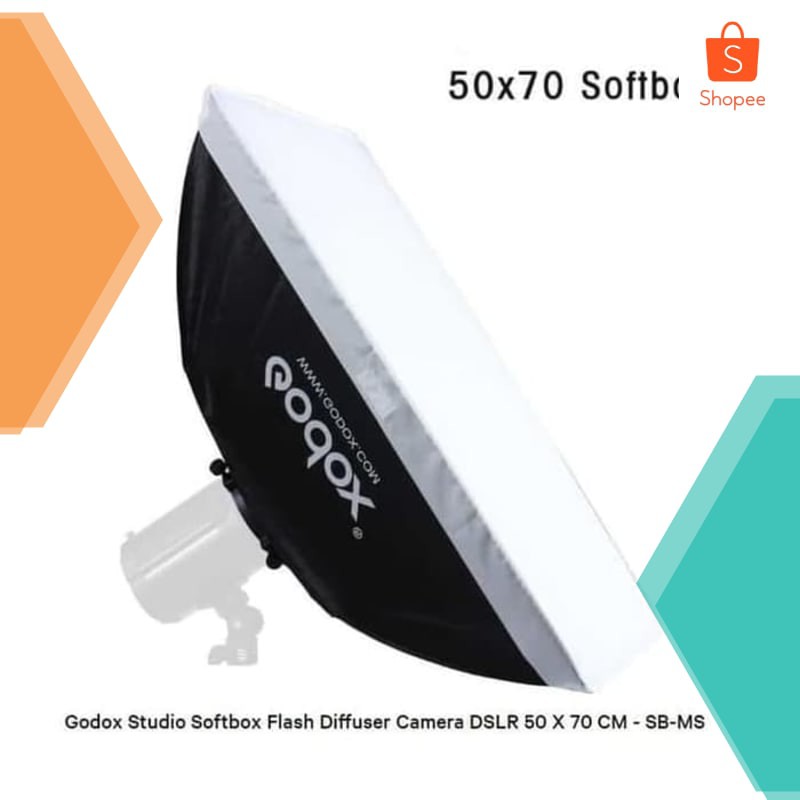 Terbaru Softbox Godox 50x70 Universal Mount Lampu Studio Lighting Youtuber Banget