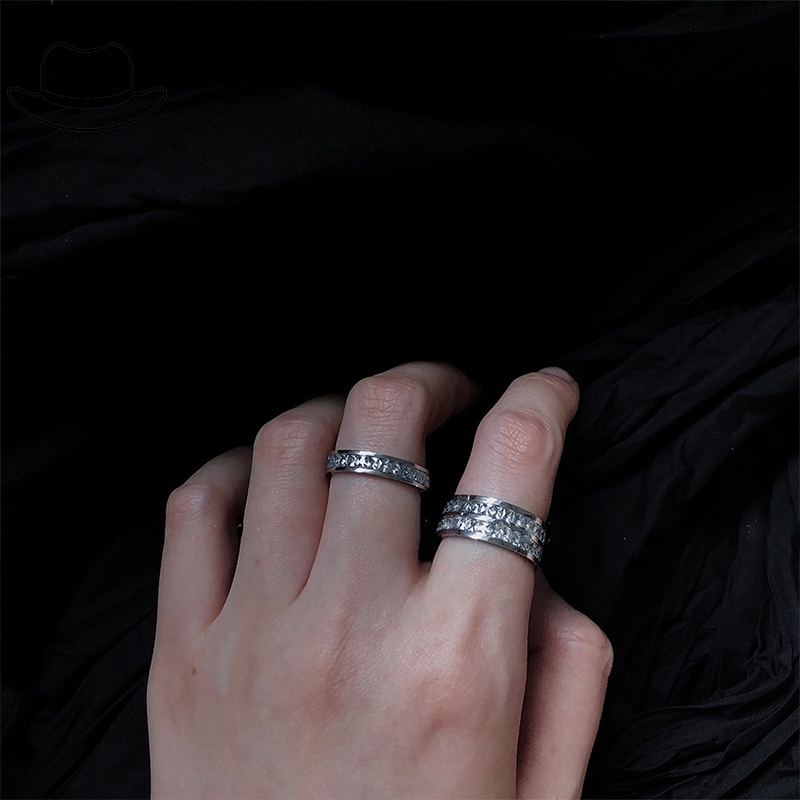 Cincin Titanium Wanita Anti Karat Fashion Korea Aksesoris Mode ANTOP