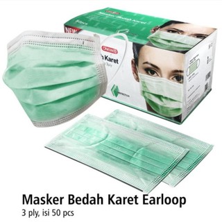 Jual Masker Medis Onemed 3ply Earloop / Masker Bedah Karet Onemed ...