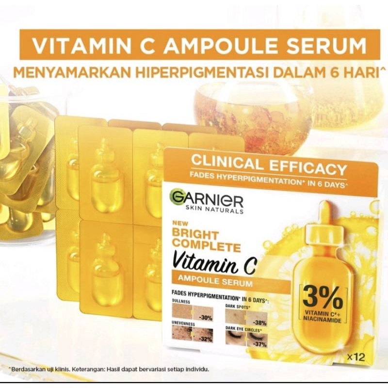Garnier Bright Complete Hyperpigmentation Ampoule serum 12
