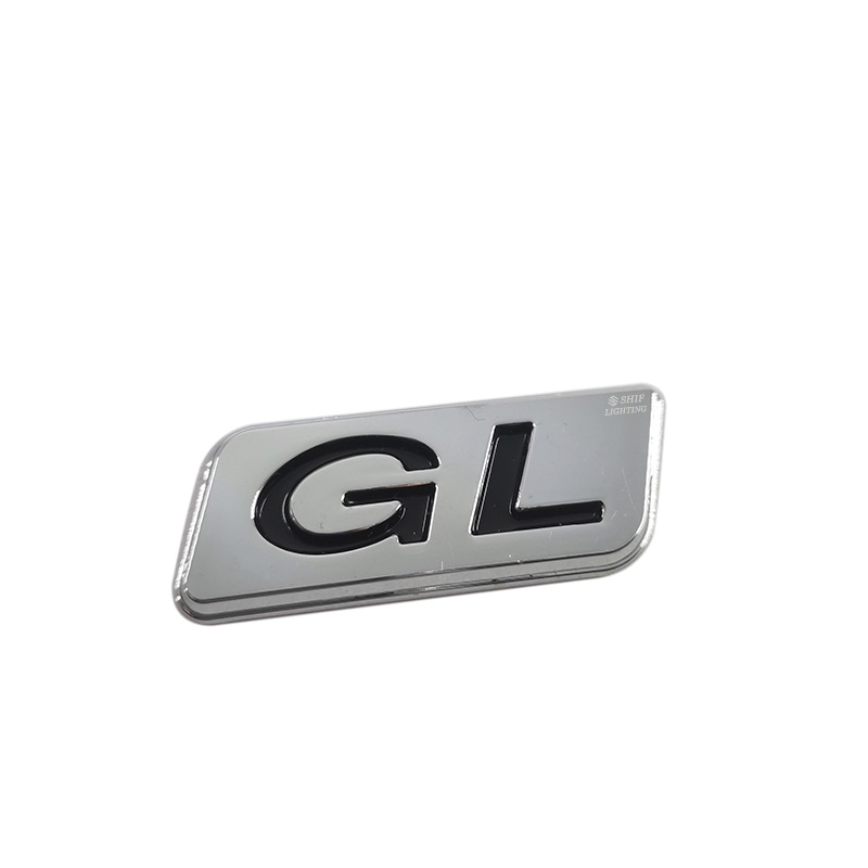 1pc Stiker Emblem Logo GL-i GLX-i Bahan ABS Krom Untuk Mobil TOYOTA COROLLA