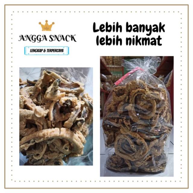 

Kripik belut 1kg - belut goreng - belut