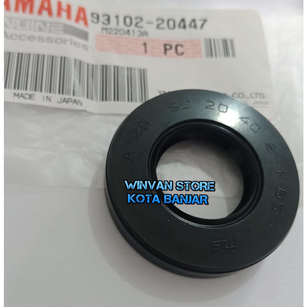 Seal kruk as Kiri RX100 DT Seal 20x40x8 kruk krek krun as kiri 93102-20447 - Original YGP
