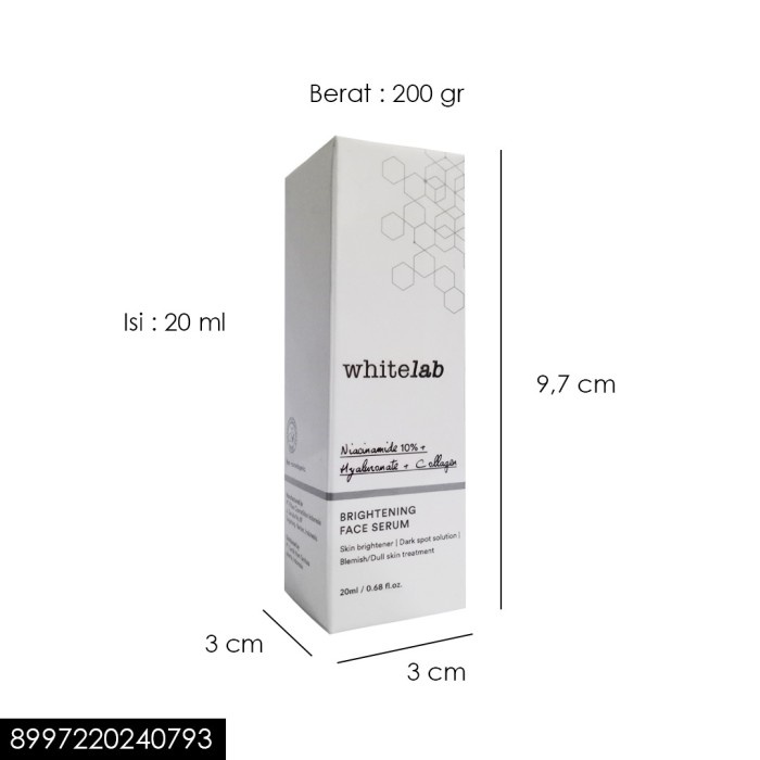 White lab WL Brightening Face Serum pencerah kulit