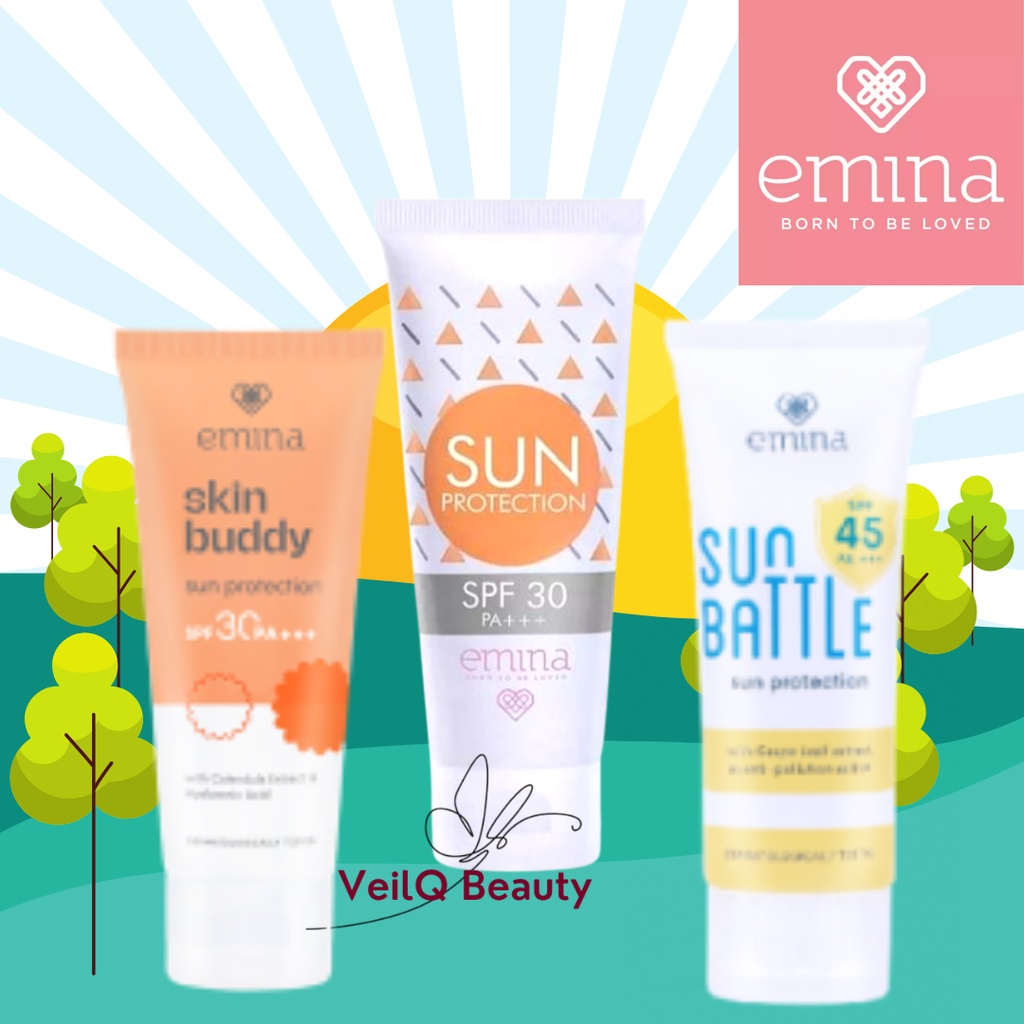 Jual Emina Sun Protection Battle Sunscreen Skin Buddy