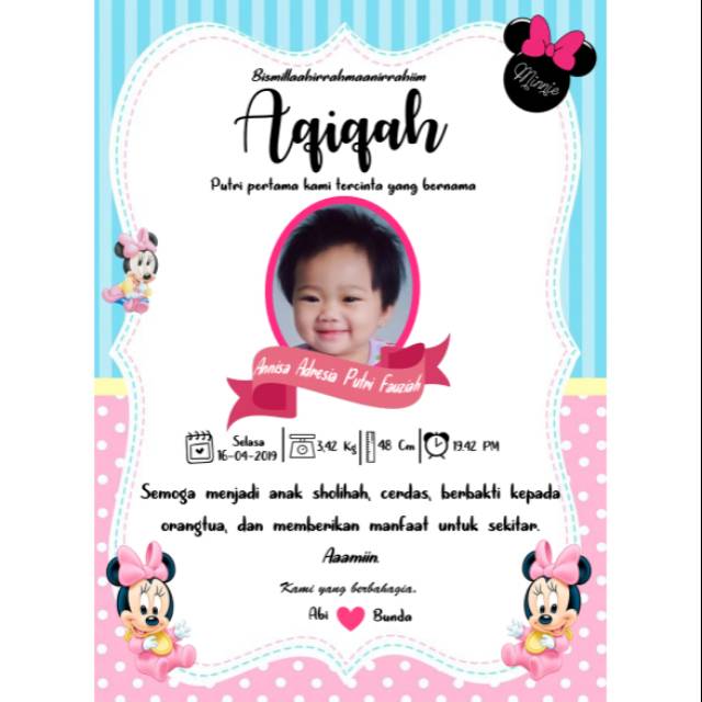 

CUSTOME STIKER AQIQAH/STIKER AQIQAH