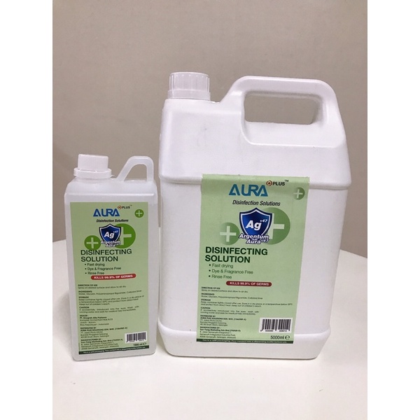 Jual Disinfectant Liquid Cairan Disinfektan L Aura Plus Cairan Fogging Bersertifikasi Euro