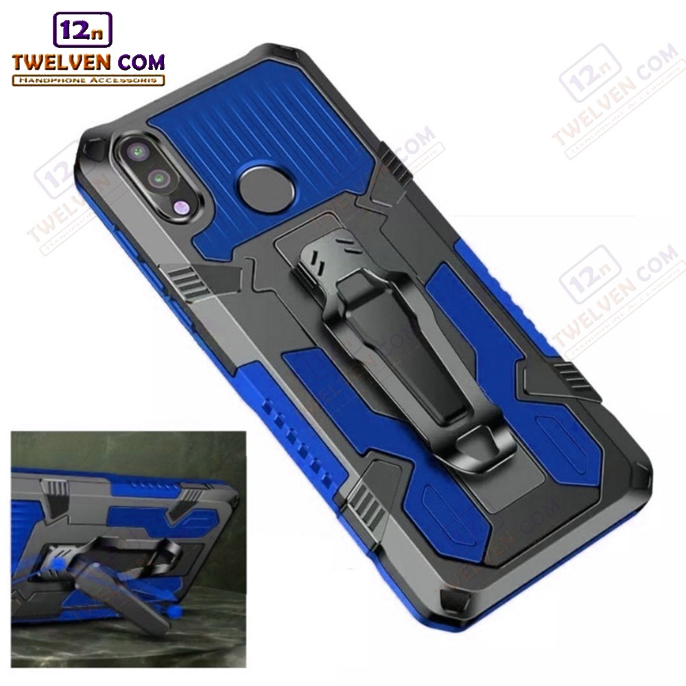 Case Shockproof Vivo Y93 Armor Hardcase Stand Clip