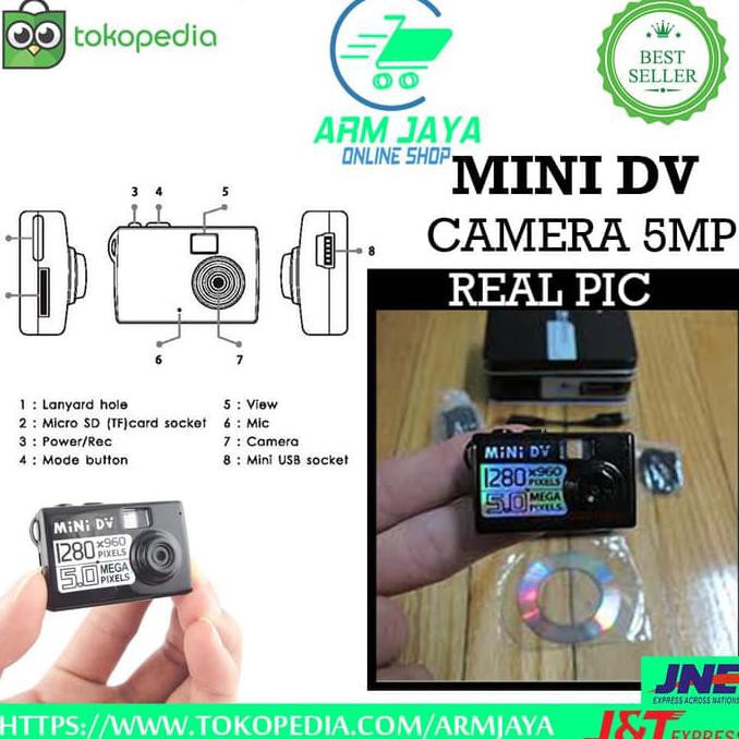 Spy Cam Spy Camera Mini Dv 1280 X 960 Pixels 5 Mp Mega Pixel Hidden Kamera Shopee Indonesia