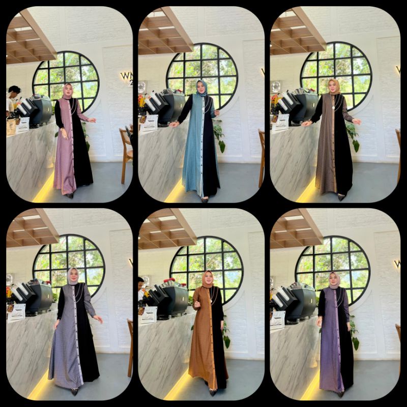 Ready.. Aulia Dress by HMF Gamis Muslim Original