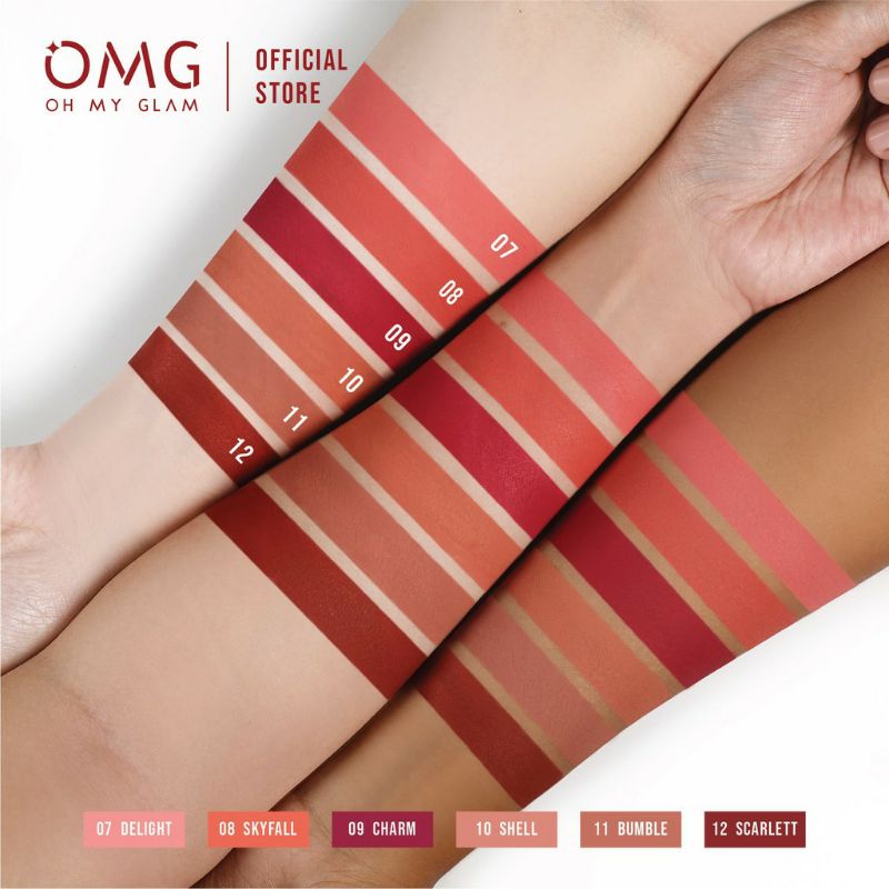 OMG Oh My Glam Matte Kiss Lip Cream / Lip Cream OMG Cycle Of Love Edition