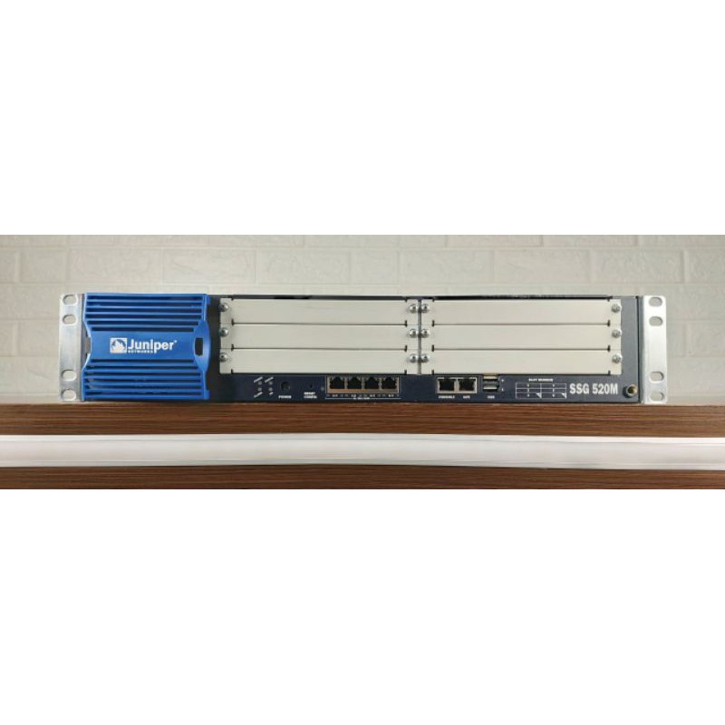 Juniper SSG 520M SH deliver 650+ Mbps of firewall traffic and 300 Mbps of IPSec VPN  Berkualitas