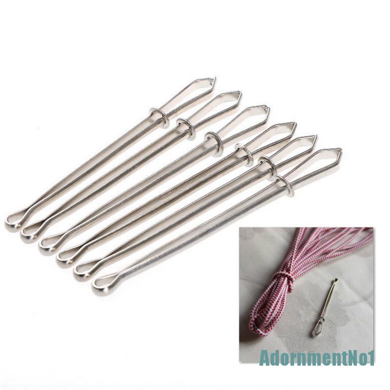 [AdornmentNo1]6Pcs Elastic Band/rope Wearing Threading Guide Forward Device Tool Needle Sewing